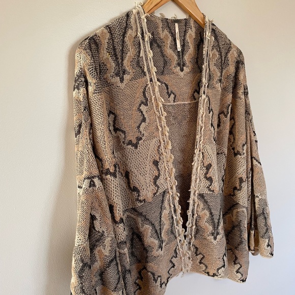 Free People Butterfly Kimono Sweater Cardigan - Picture 6 of 11